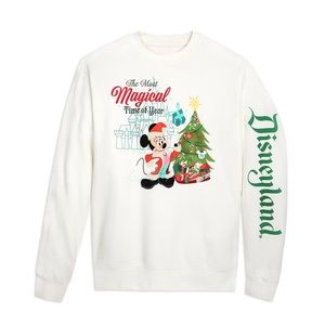 Santa Mickey Mouse Pullover Sweater-Disney
